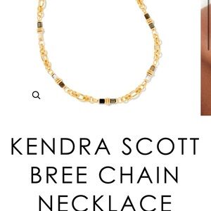 New no tags  Authentic Kendra Scott Bree CONVERTIBLE Chain Necklace, Neutral Mix
